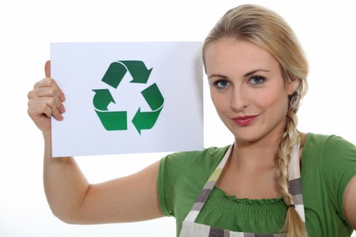 Professional waste removal team handling demolition materials